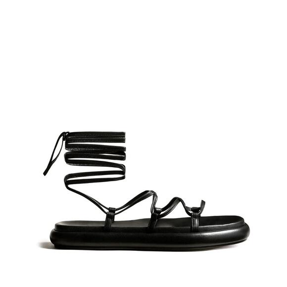Khaite The Abla Strappy Sandals - 39/9 - Black